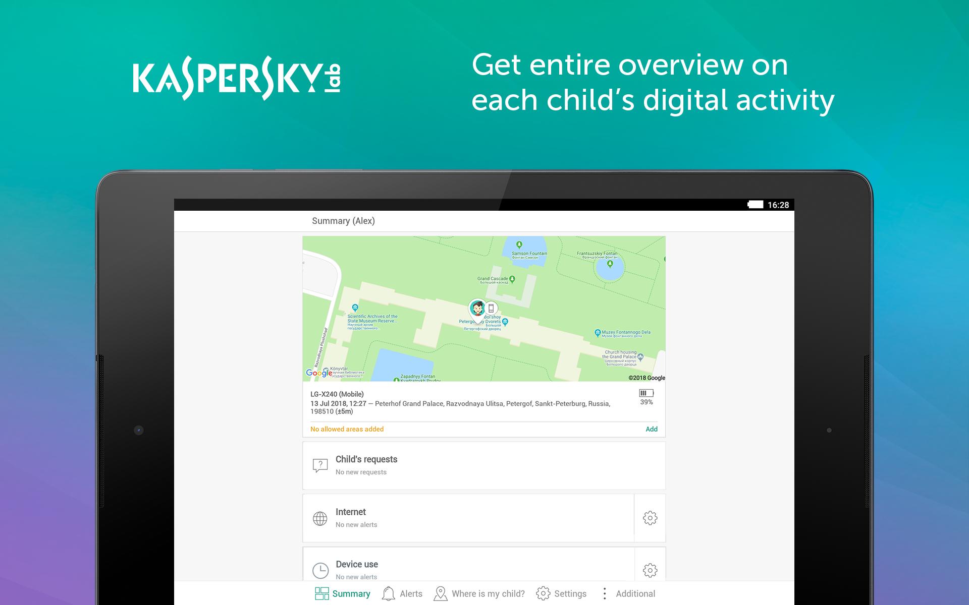 Parental Control & Kids GPS: Kaspersky SafeKids 1.51.0.15 Screenshot 5