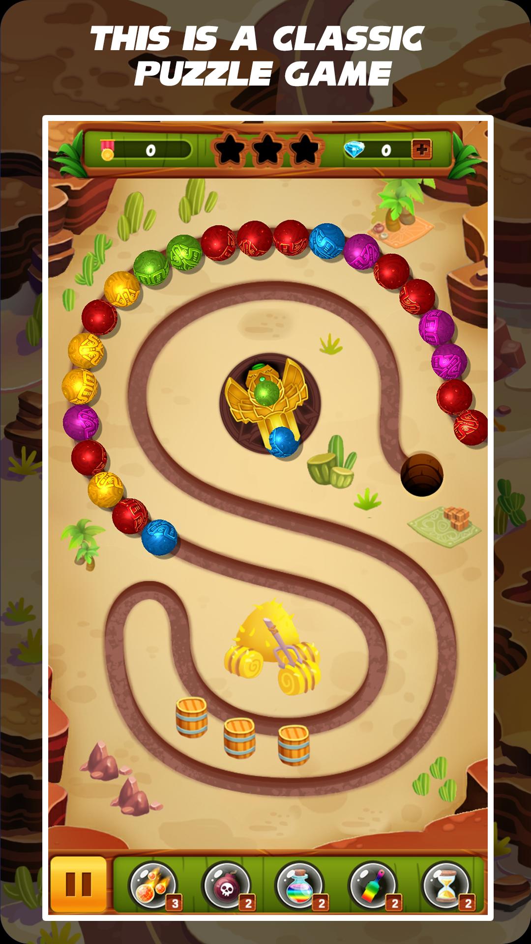 Zumbla Shooter Classic Puzzle Game 1.2 Screenshot 1