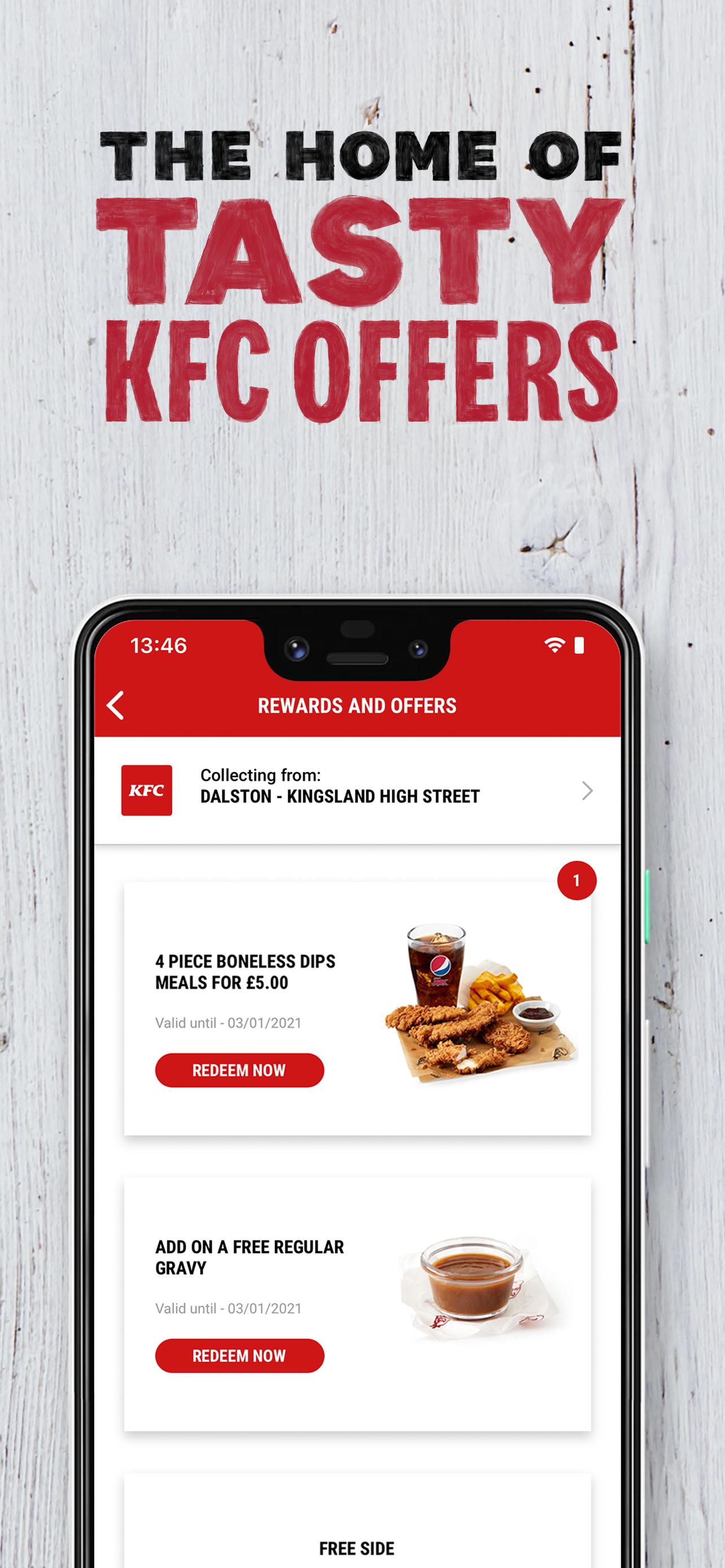 KFC UKI • Mobile Ordering 8.3.7 Screenshot 1