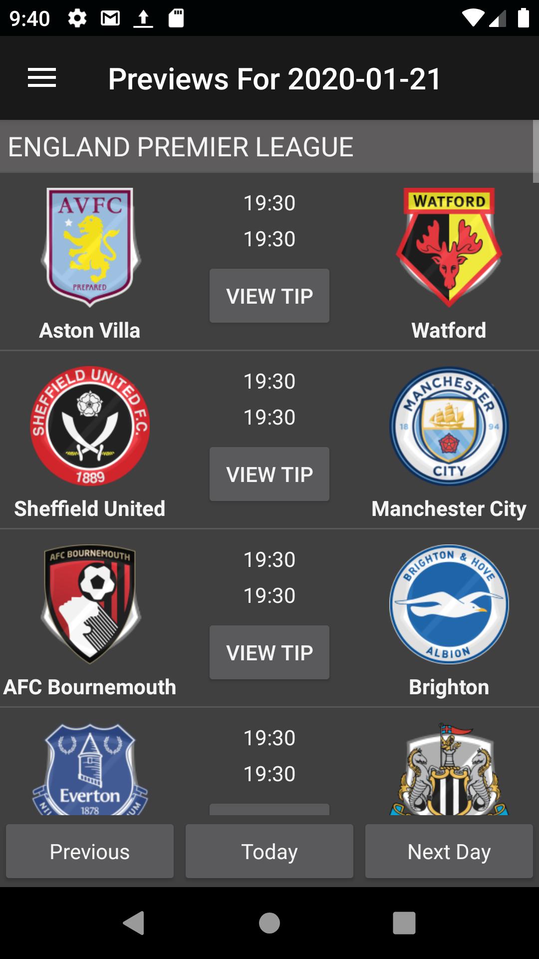Sure Bet Predictions 6.6 Screenshot 2