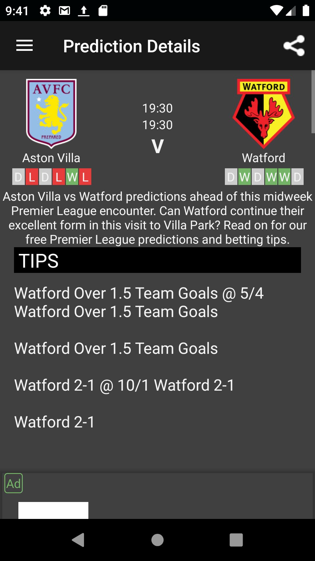 Sure Bet Predictions 6.6 Screenshot 7