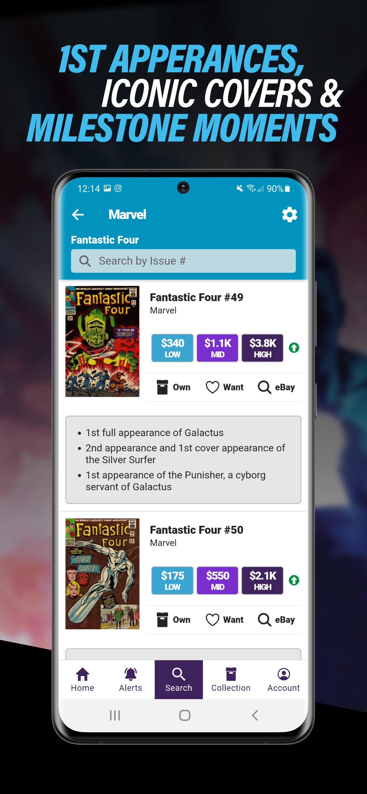 Key Collector Comics Database & Price Guide App 3.2.3 Screenshot 3
