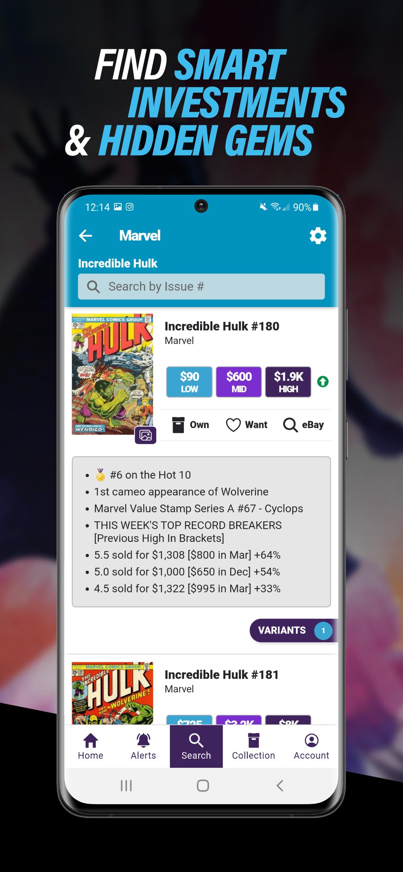 Key Collector Comics Database & Price Guide App 3.2.3 Screenshot 4