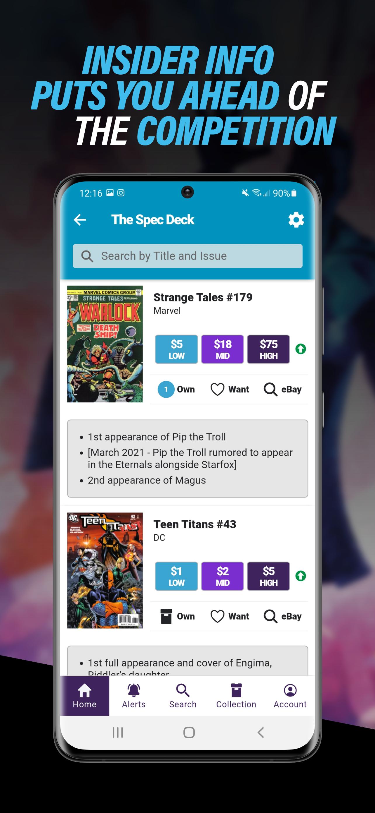 Key Collector Comics Database & Price Guide App 3.2.3 Screenshot 7