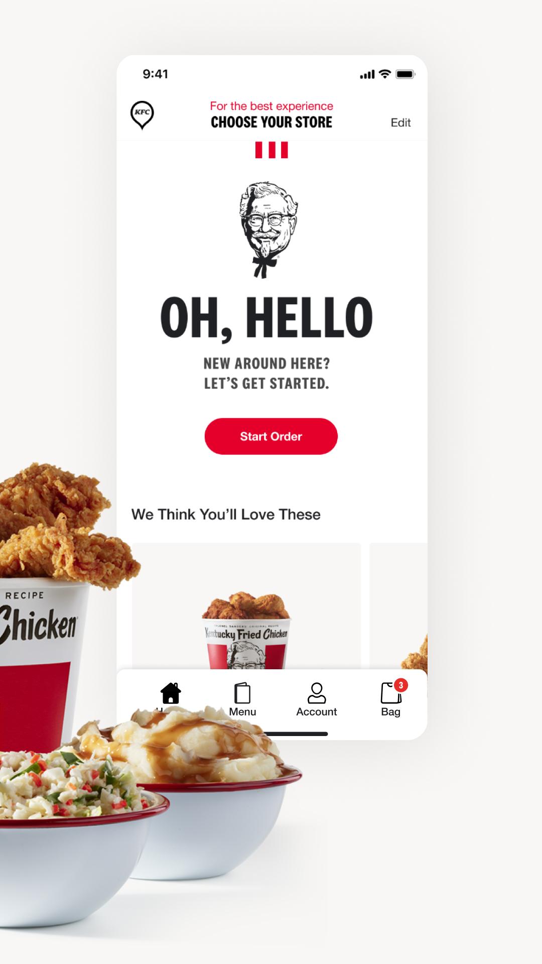 KFC US - Ordering App 2021.3.5 Screenshot 1