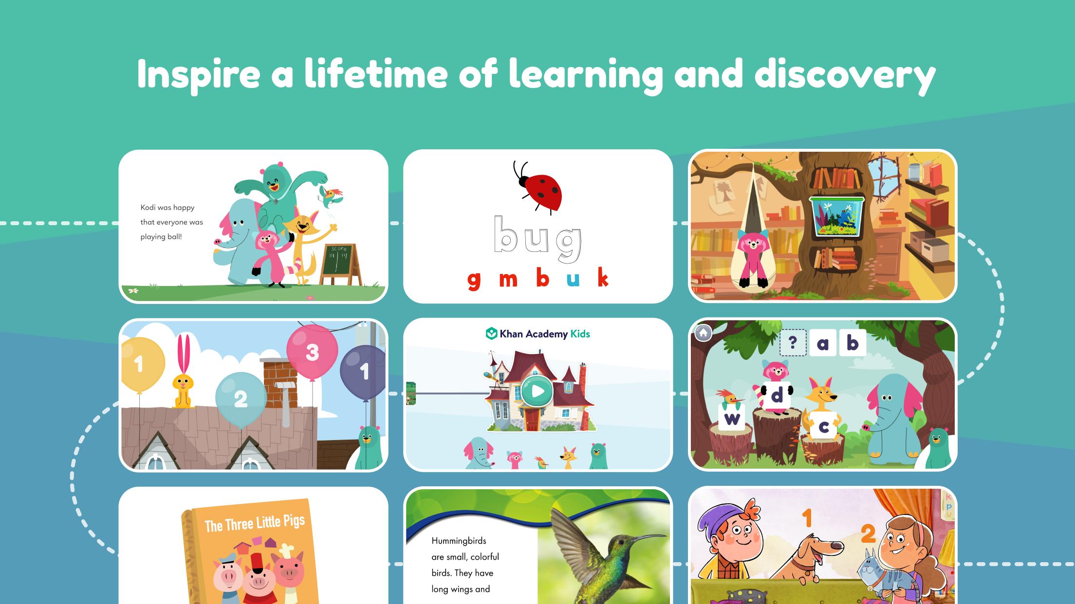 Khan Academy Kids: Free educational games & books 2.5 Screenshot 1