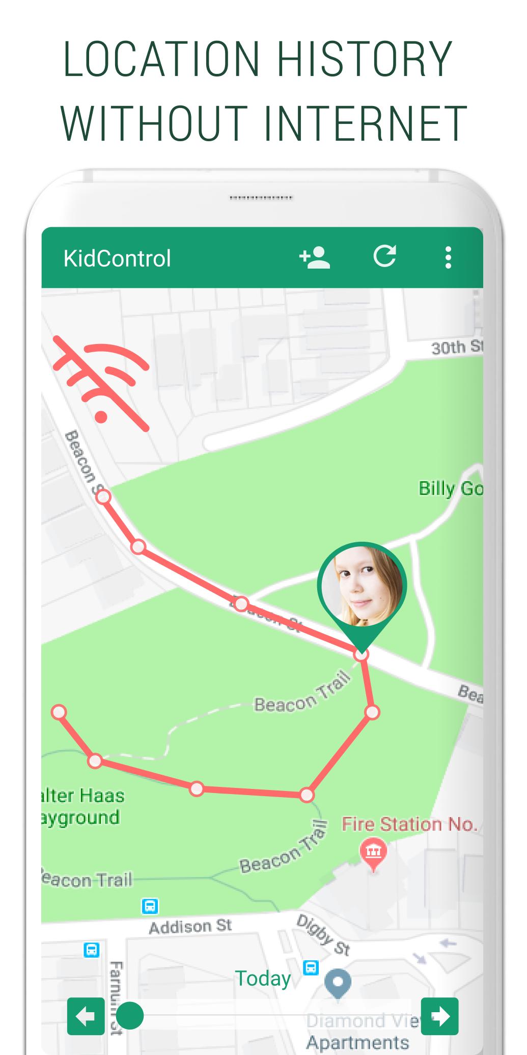 Family GPS tracker KidsControl k5.2.14 Screenshot 2