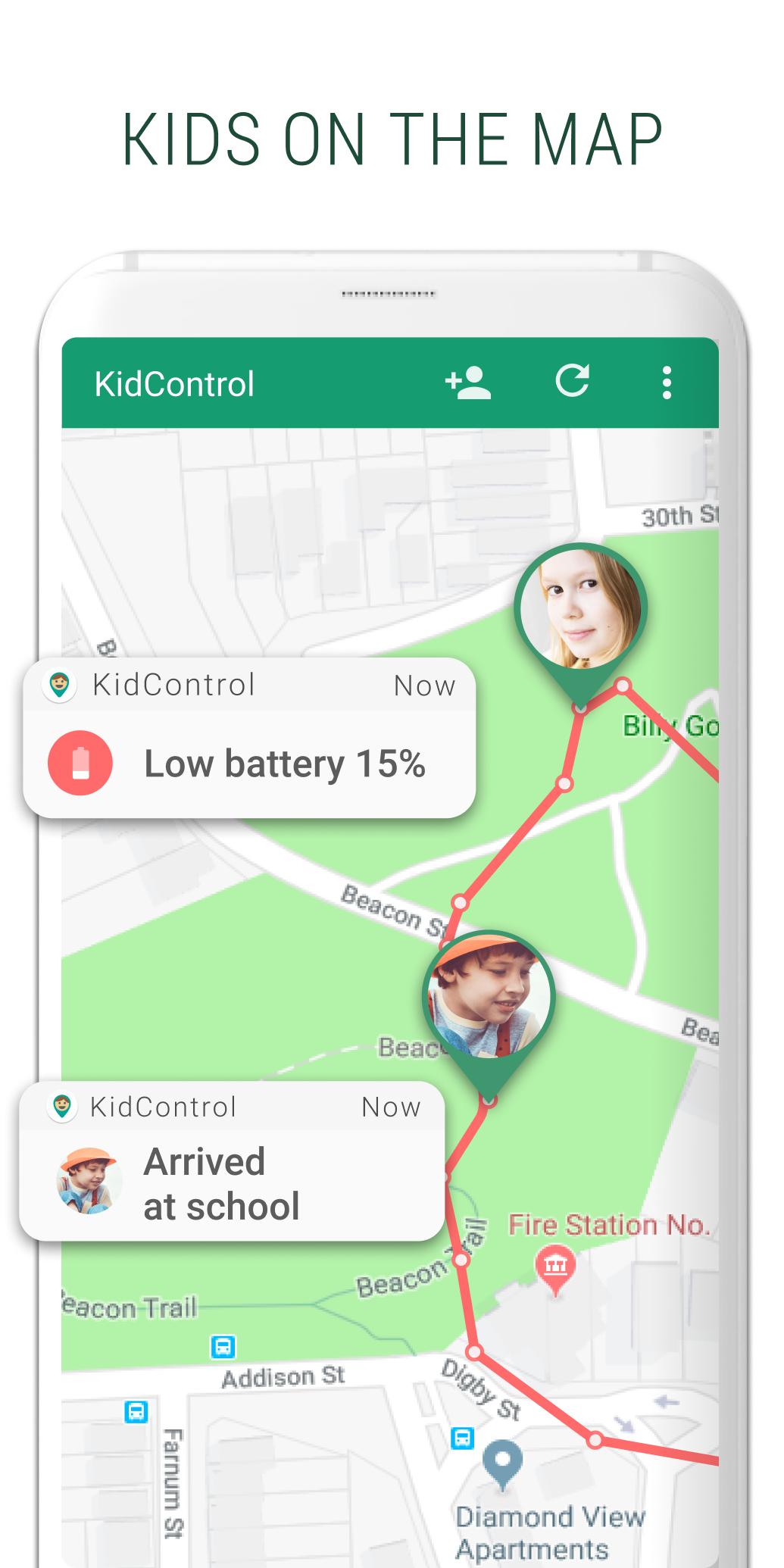 Family GPS tracker KidsControl k5.2.14 Screenshot 5