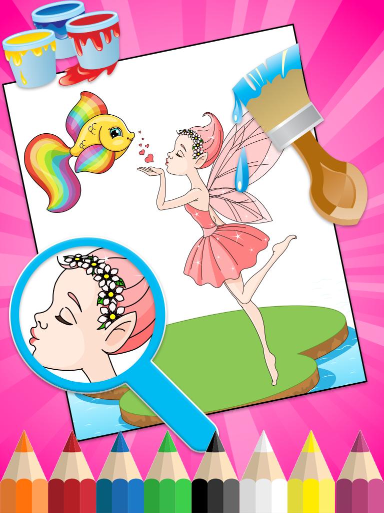 Princess Coloring Book Glitter & Girls Dress Up 1.7.8 Screenshot 16