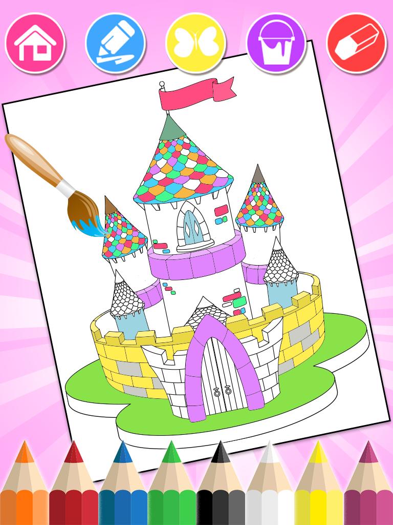 Princess Coloring Book Glitter & Girls Dress Up 1.7.8 Screenshot 17