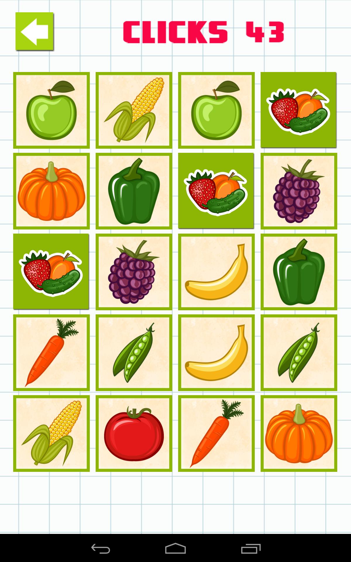 Memory Game: Animals, Fruits, Cars & Numbers 2.1.6 Screenshot 9