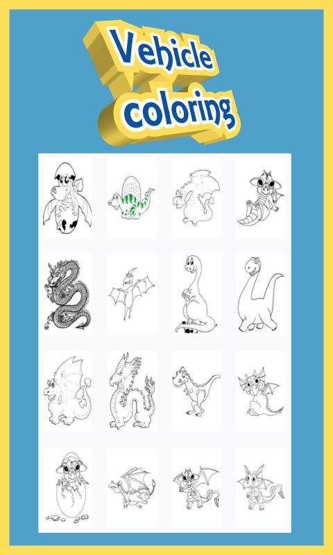 Dinosaur Coloring Pages 34 Screenshot 10