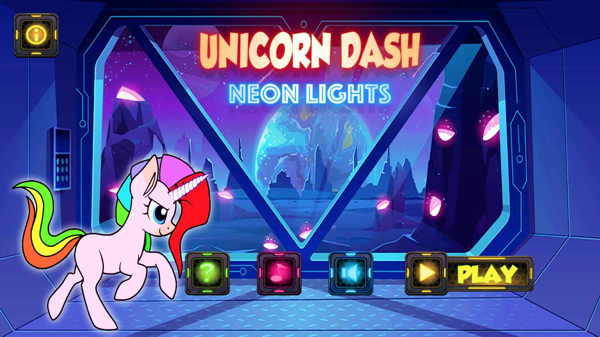 Unicorn Dash Neon Lights Unicorn Games mlp games 2.8.105 Screenshot 15