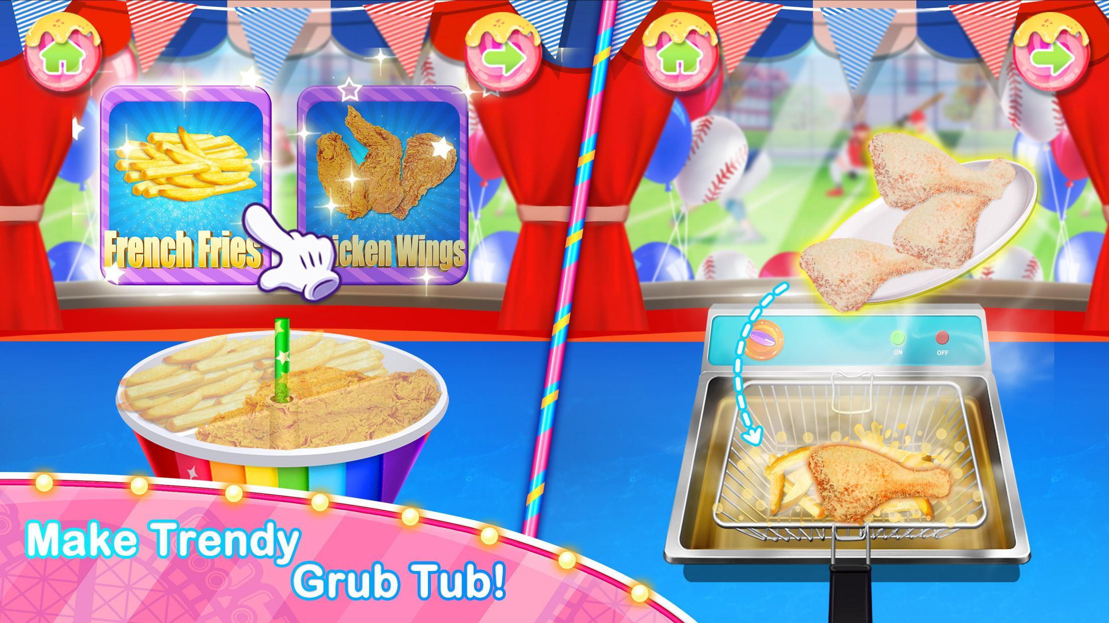 Unicorn Chef Carnival Fair Food: Games for Girls 1.5 Screenshot 1