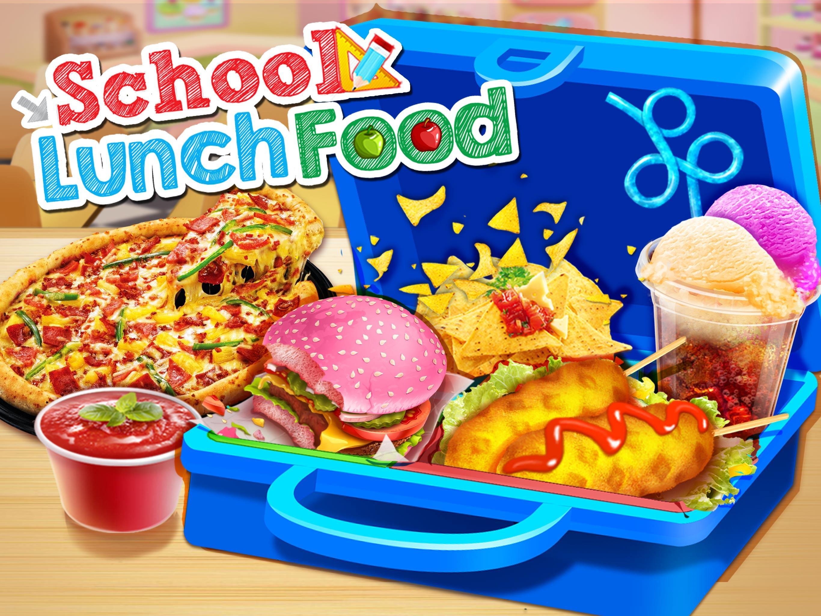 School Lunch Maker! Food Cooking Games 1.8 Screenshot 1