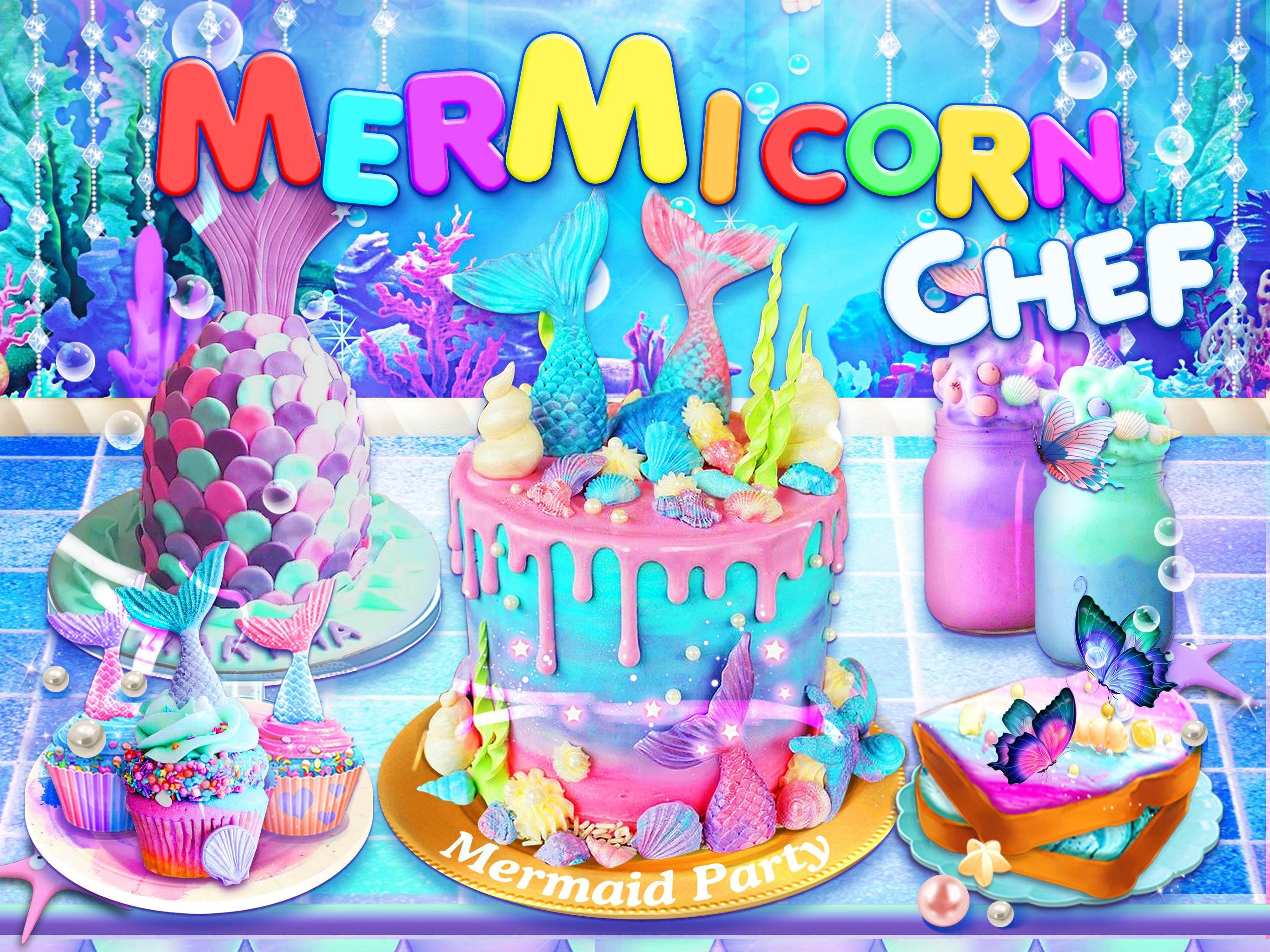 Unicorn Chef: Mermaid Cooking Games for Girls 2.1 Screenshot 1