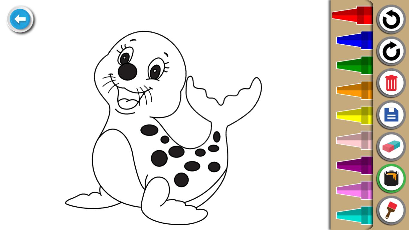 Kids Coloring Book : Cute Animals Coloring Pages 1.0.1.4 Screenshot 13