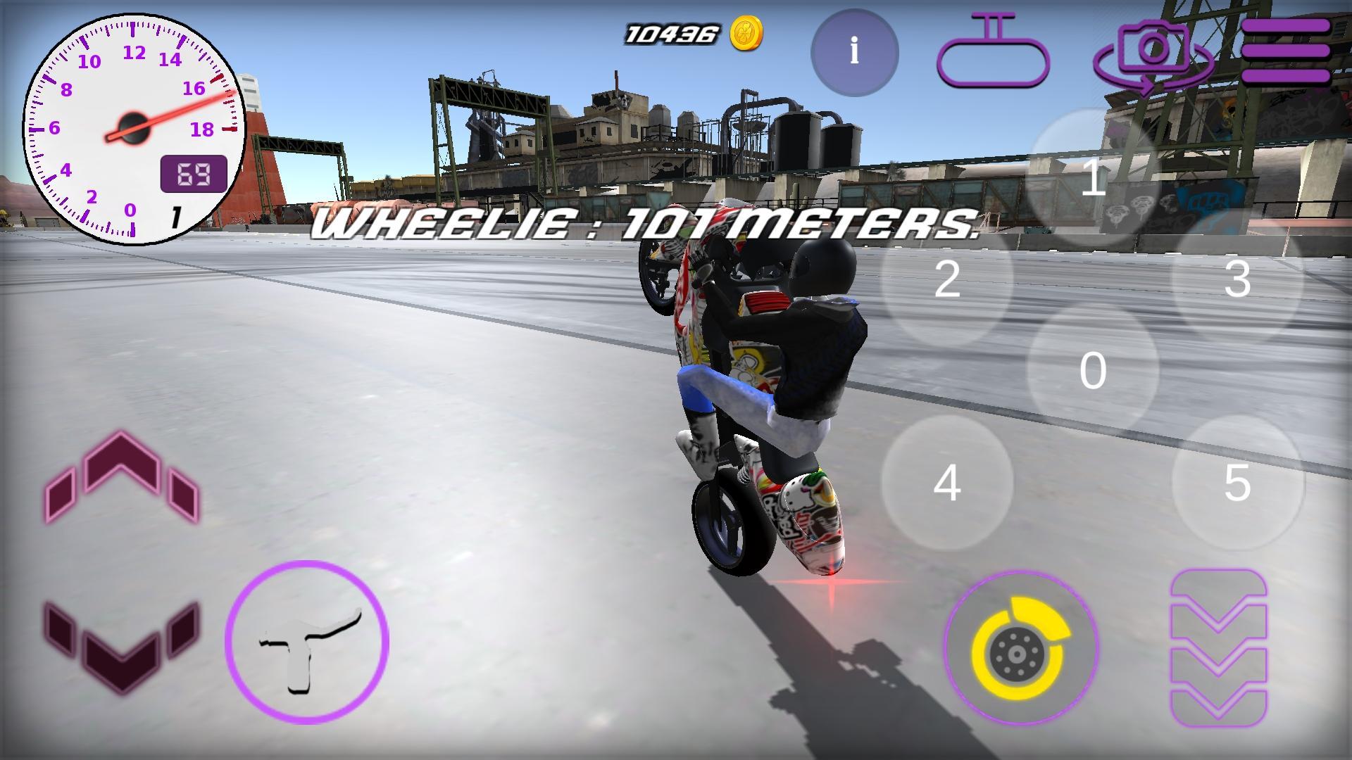 Wheelie King 3 Motorbike stunt racing wheelies 1.0 Screenshot 2