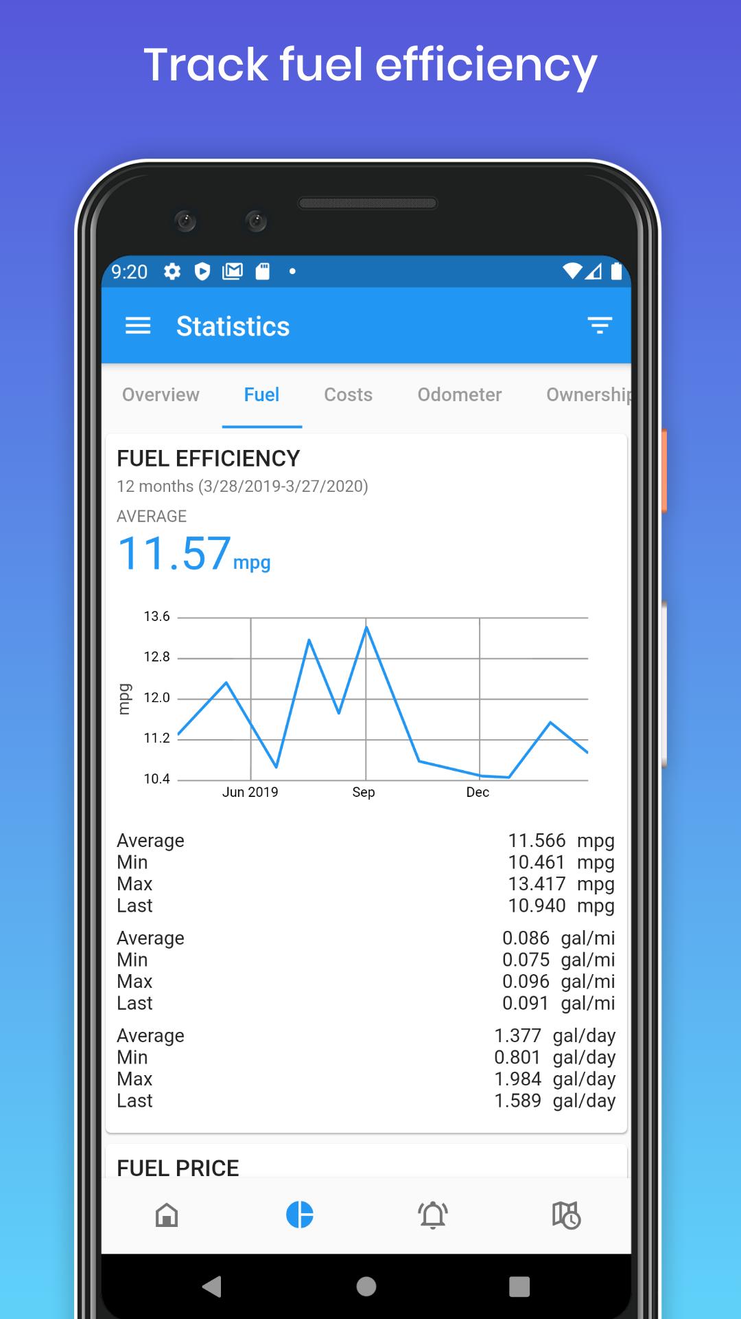 My Car Fuel Tracker & Vehicle Manager 2.2.113 Screenshot 3