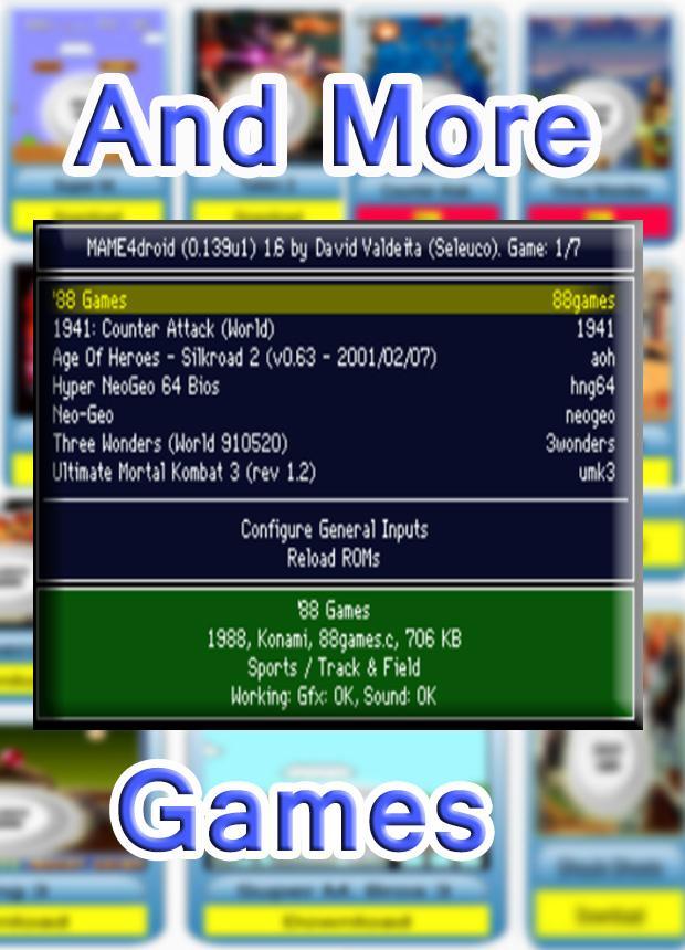 Arcade Games (King of emulator 2) 8.0 Screenshot 10