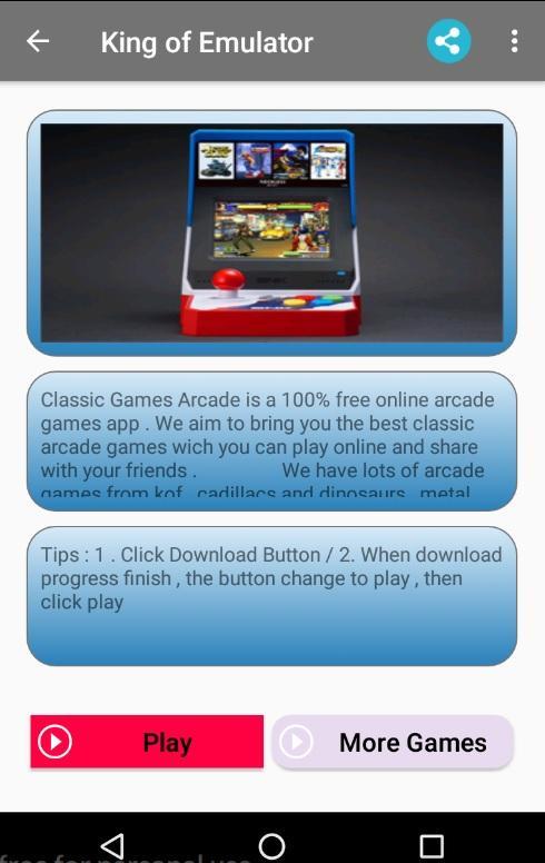 Arcade Games (King of emulator 2) 8.0 Screenshot 12