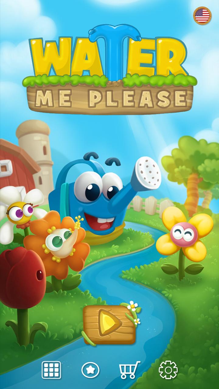 Water Me Please! Water Game: Brain Teaser 1.2.2.3 Screenshot 1