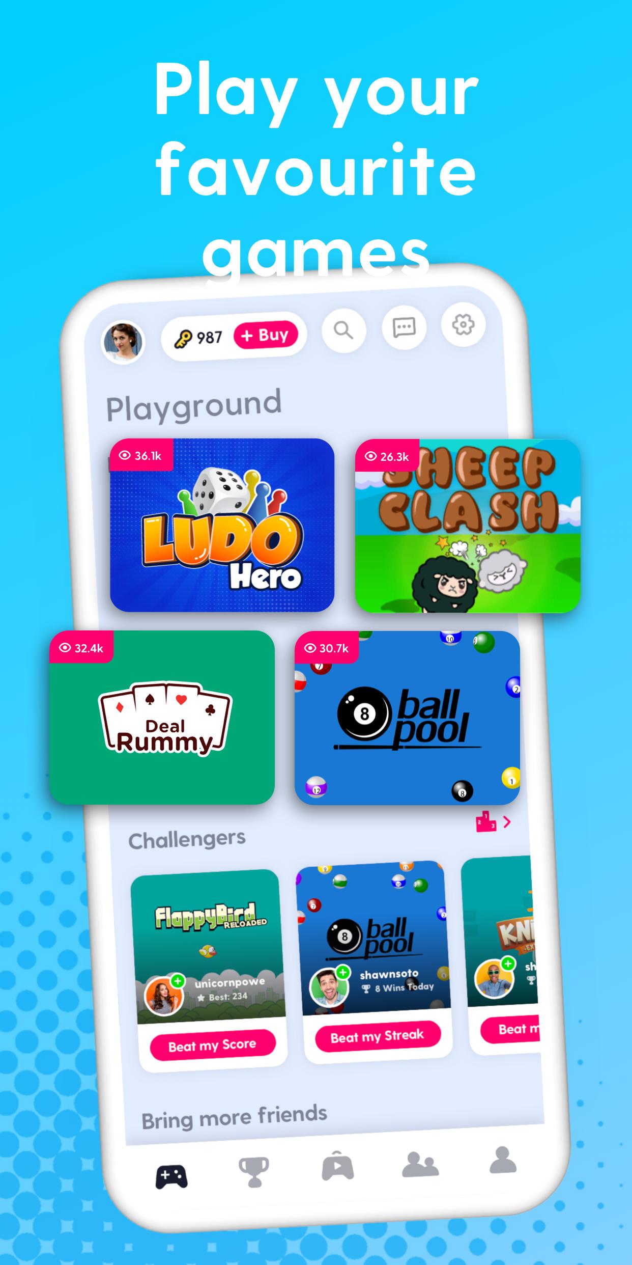 Joyride play games and make friends 4.0.6 Screenshot 1