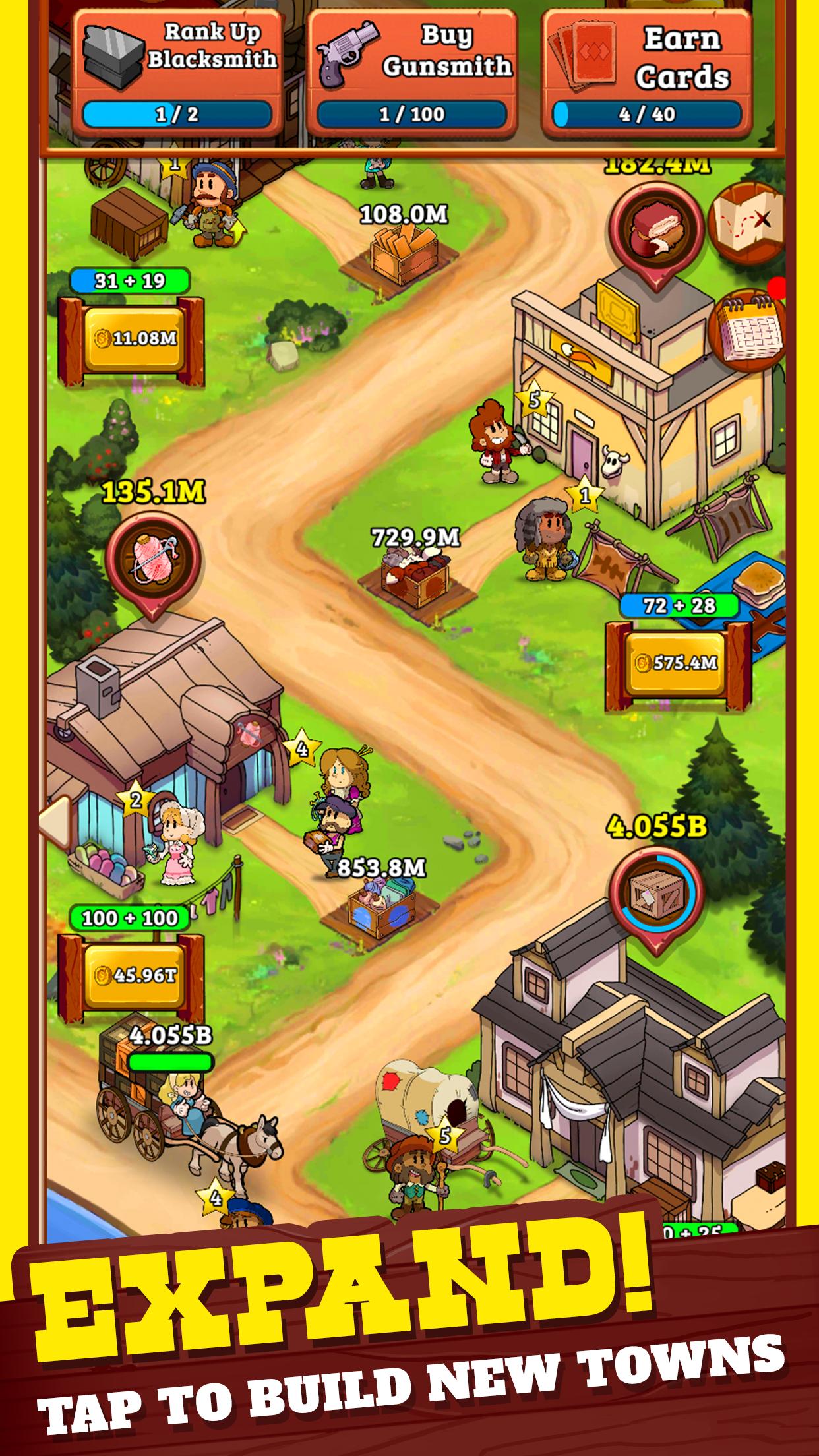 Idle Frontier Tap Town Tycoon 1.067 Screenshot 2