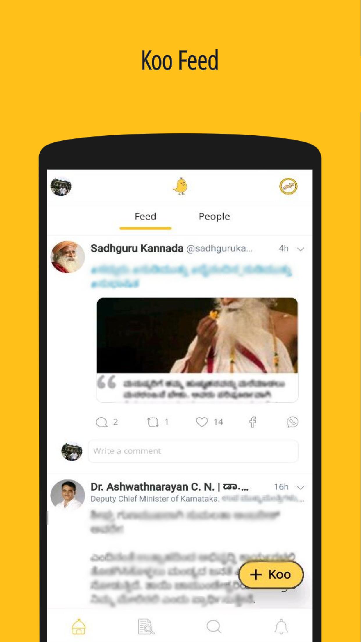 Koo Connect with Indians in Indian Languages 🙂 0.0.55 Screenshot 4