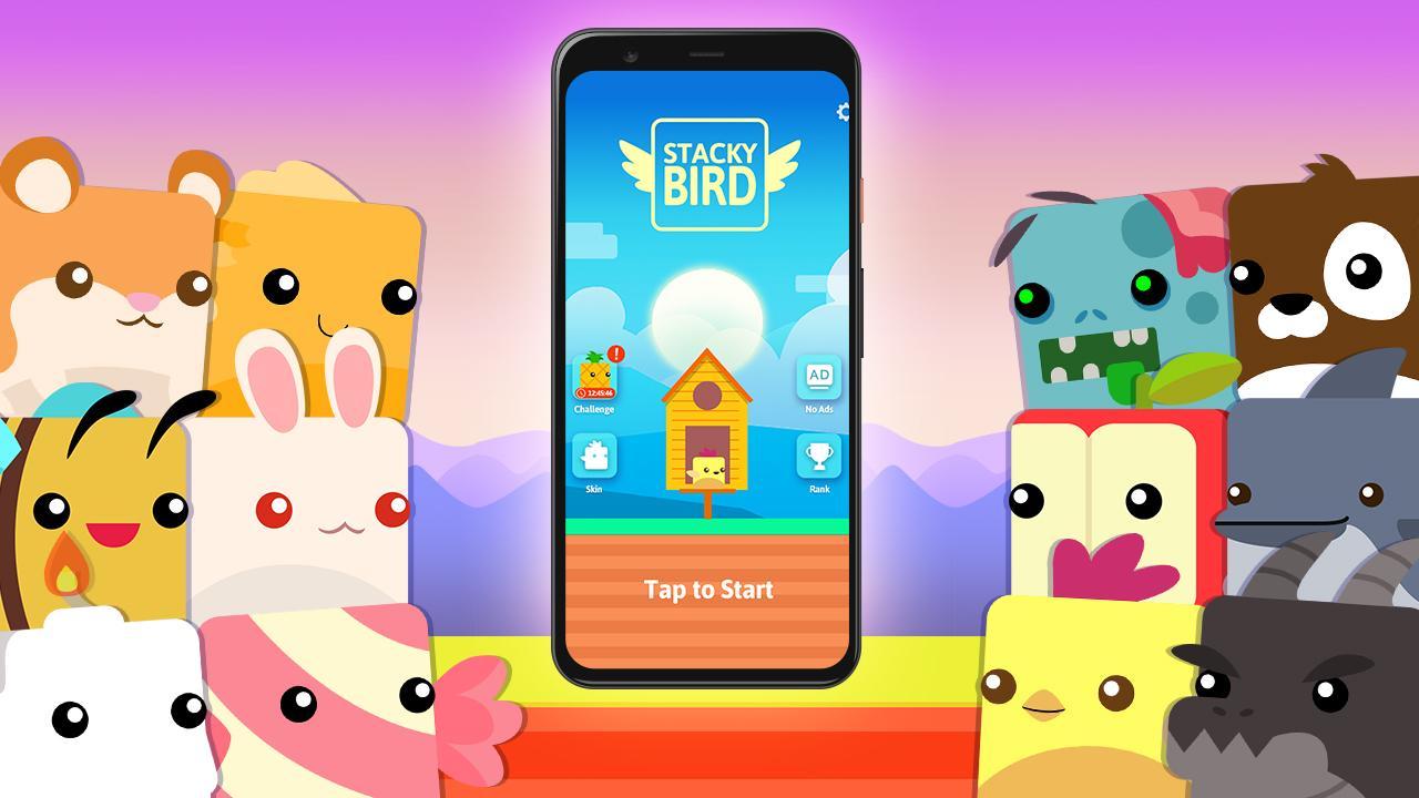 Stacky Bird Hyper Casual Flying Birdie Game 1.0.1.24 Screenshot 6