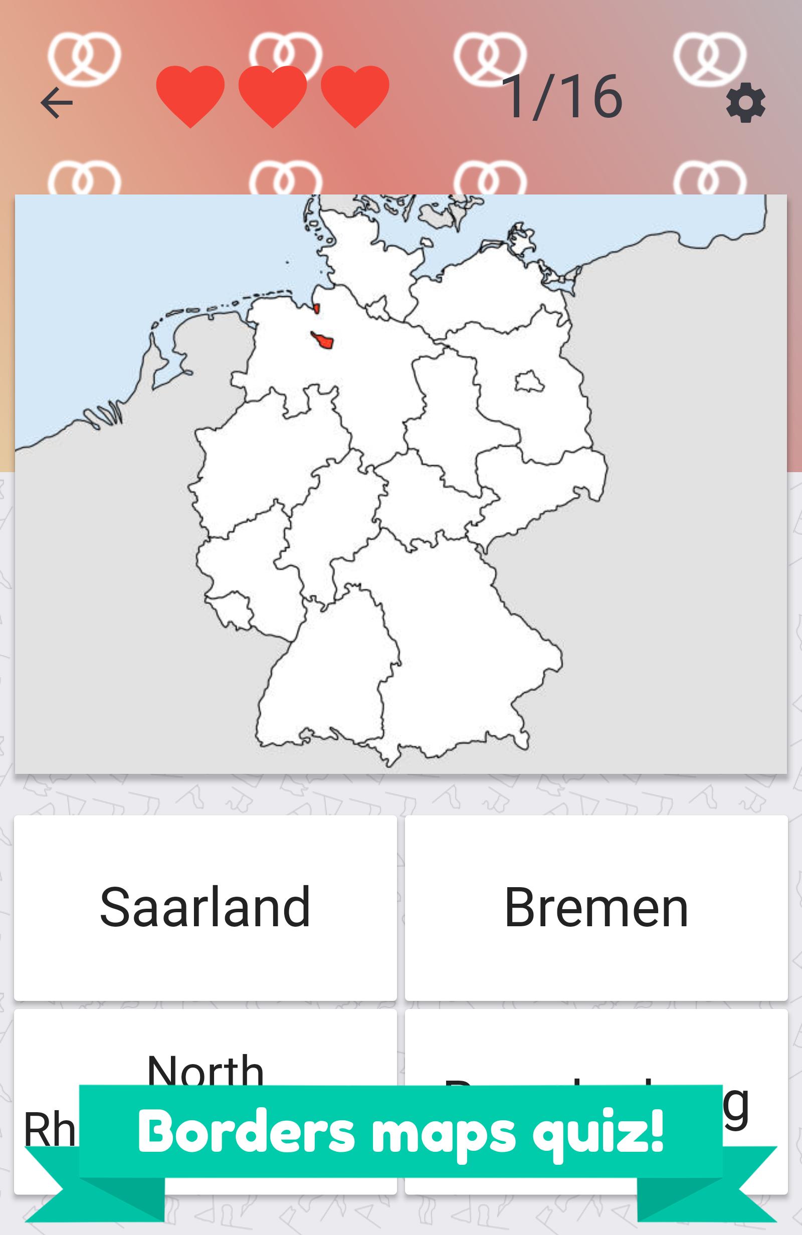 States of Germany quiz 1.1001.3 Screenshot 11