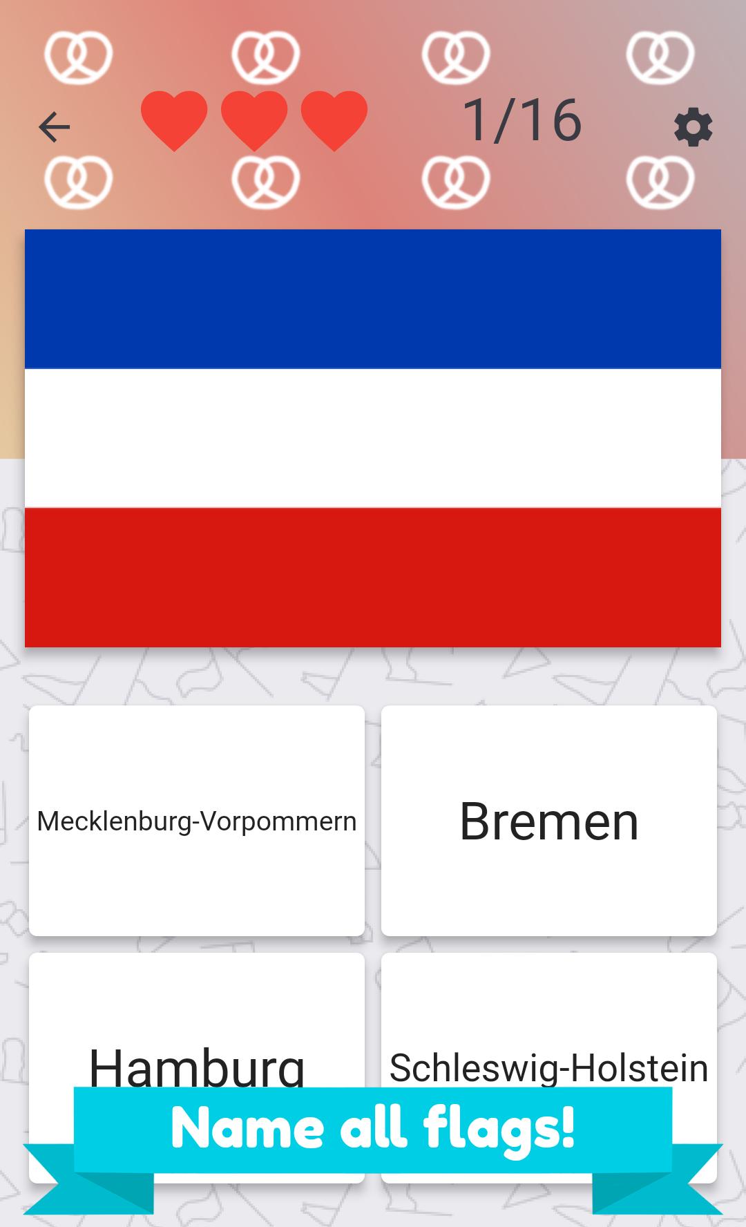 States of Germany quiz 1.1001.3 Screenshot 2