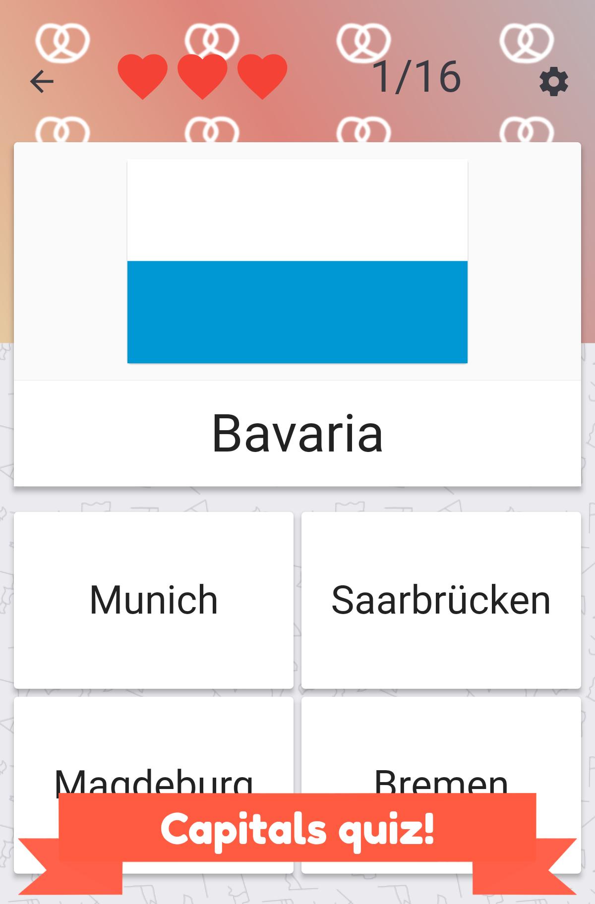 States of Germany quiz 1.1001.3 Screenshot 20