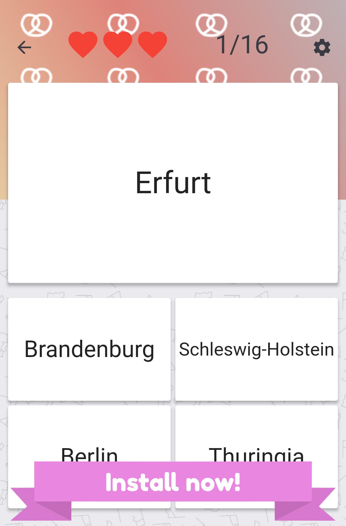 States of Germany quiz 1.1001.3 Screenshot 21