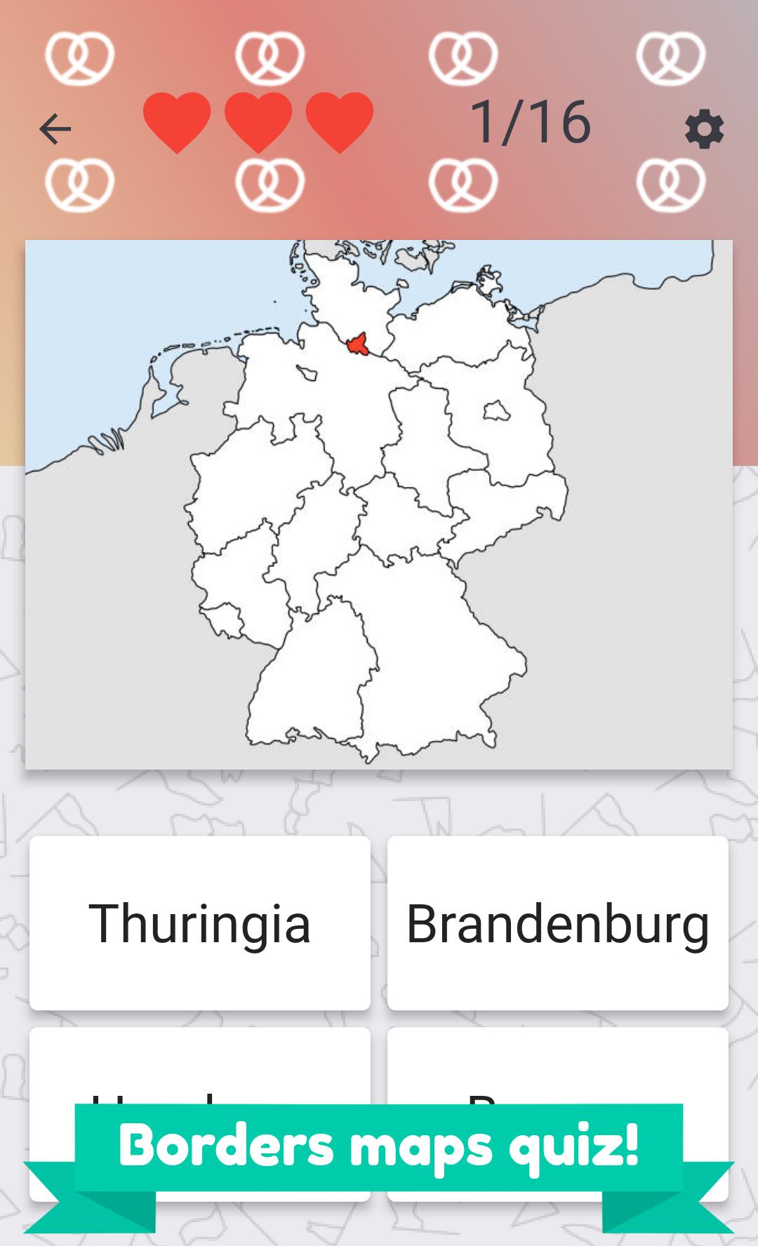 States of Germany quiz 1.1001.3 Screenshot 4