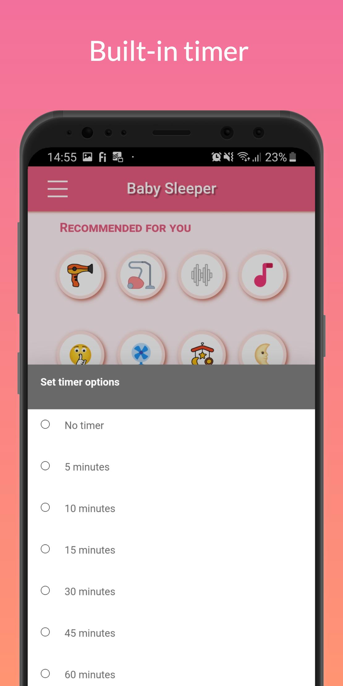 White Noise Baby App - free infant sleep sounds 1.43.1 Screenshot 2