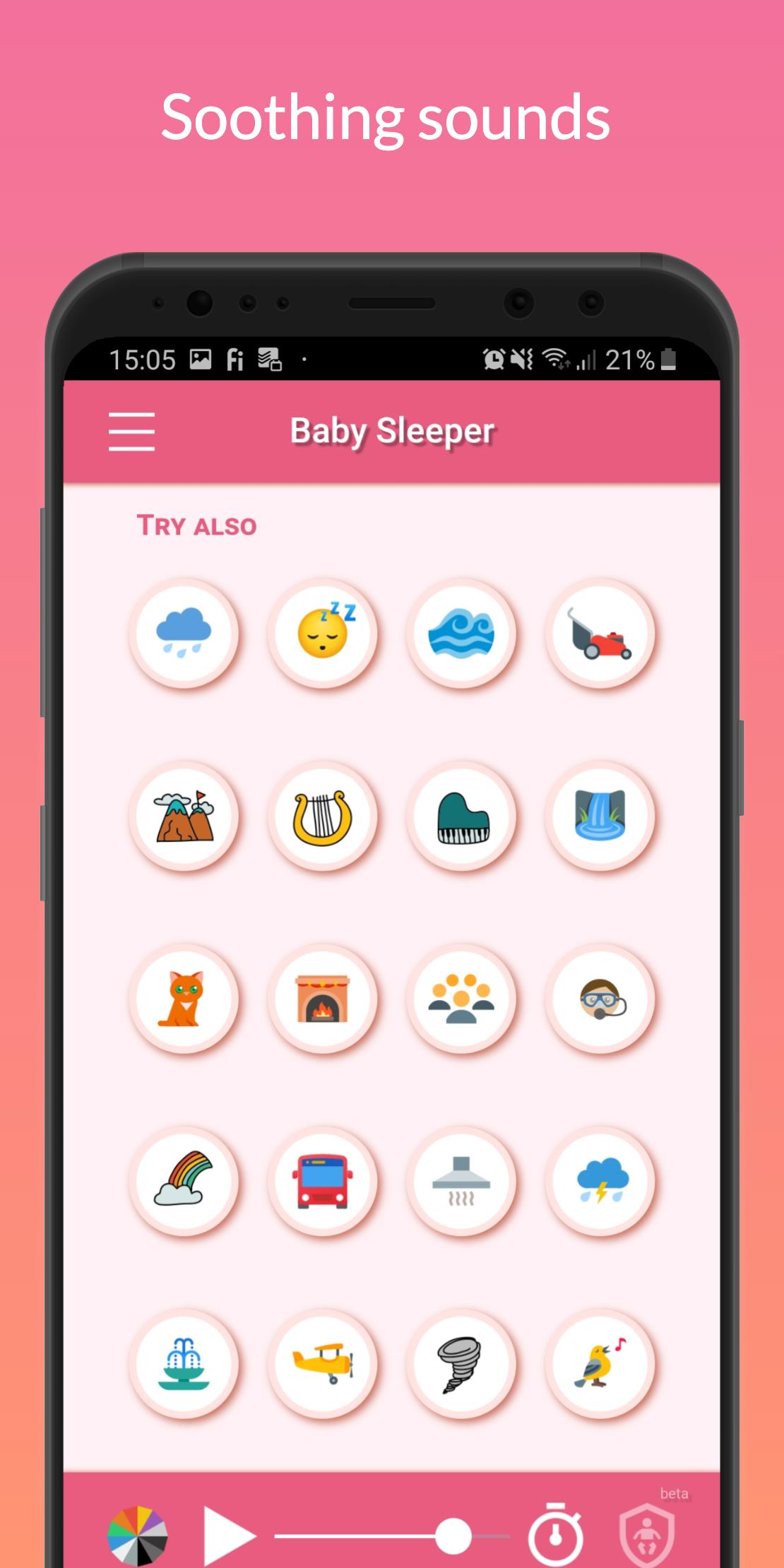 White Noise Baby App - free infant sleep sounds 1.43.1 Screenshot 6