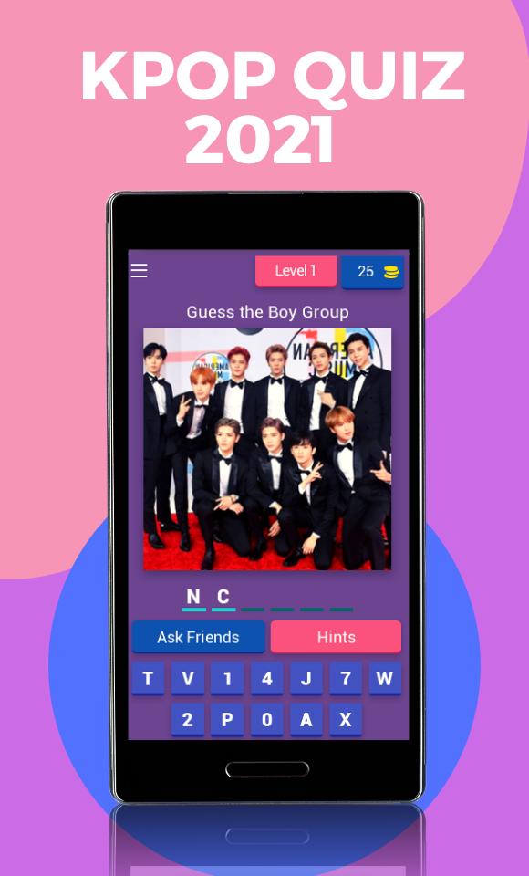 Kpop Quiz 2021 Korean Idols 8.11.3z Screenshot 1