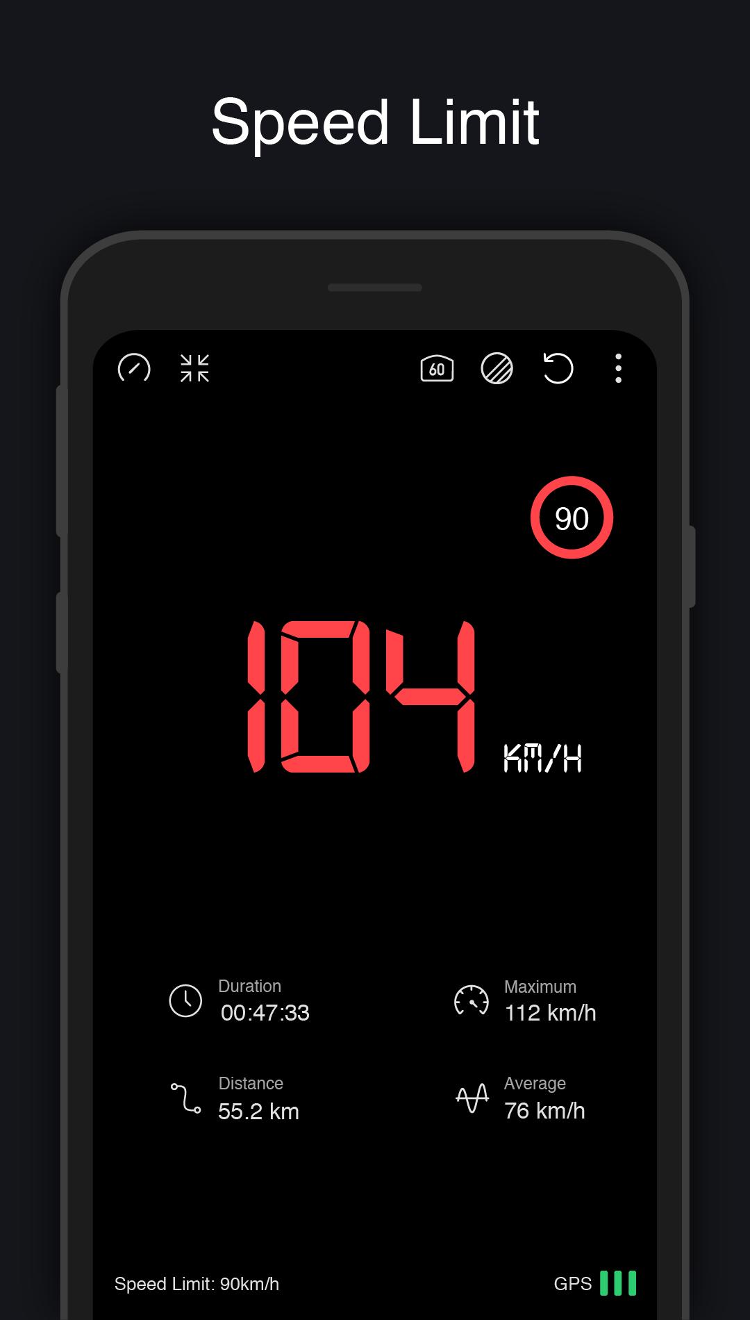 GPS Speedometer: Speed Tracker, HUD, Odometer 8.6 Screenshot 2