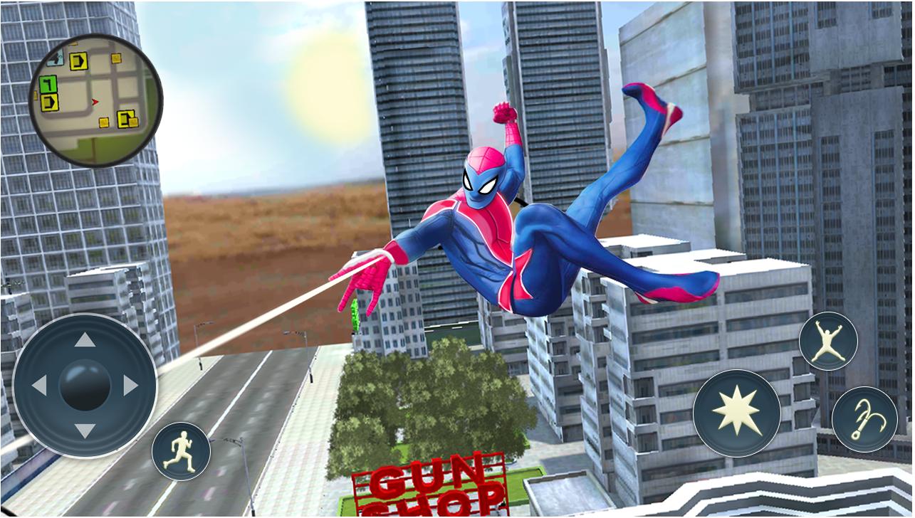 Spider Rope Hero Gangster Crime City 1.0.26 Screenshot 3