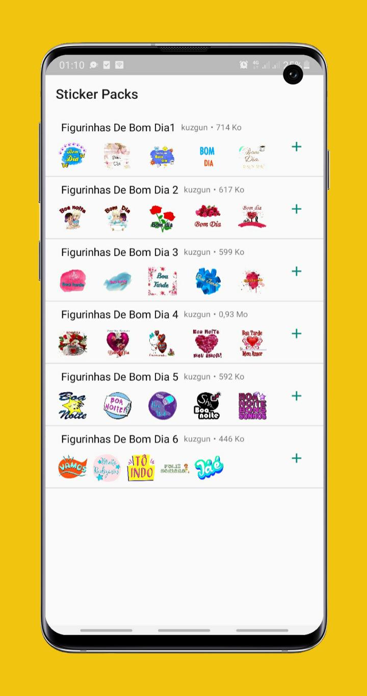 Novos Figurinhas Bom Dia Boa Tarde e Boa Noite 1.0 Screenshot 4