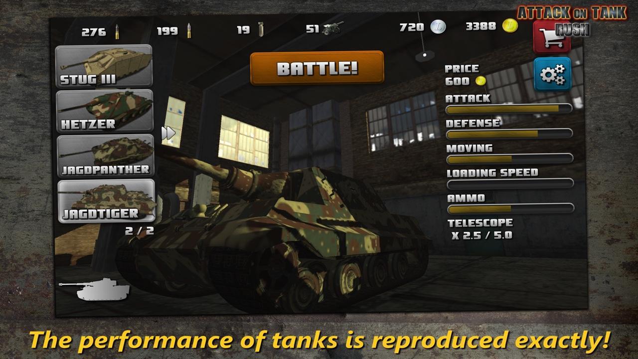 Attack on Tank : Rush - World War 2 Heroes 3.2.2 Screenshot 1