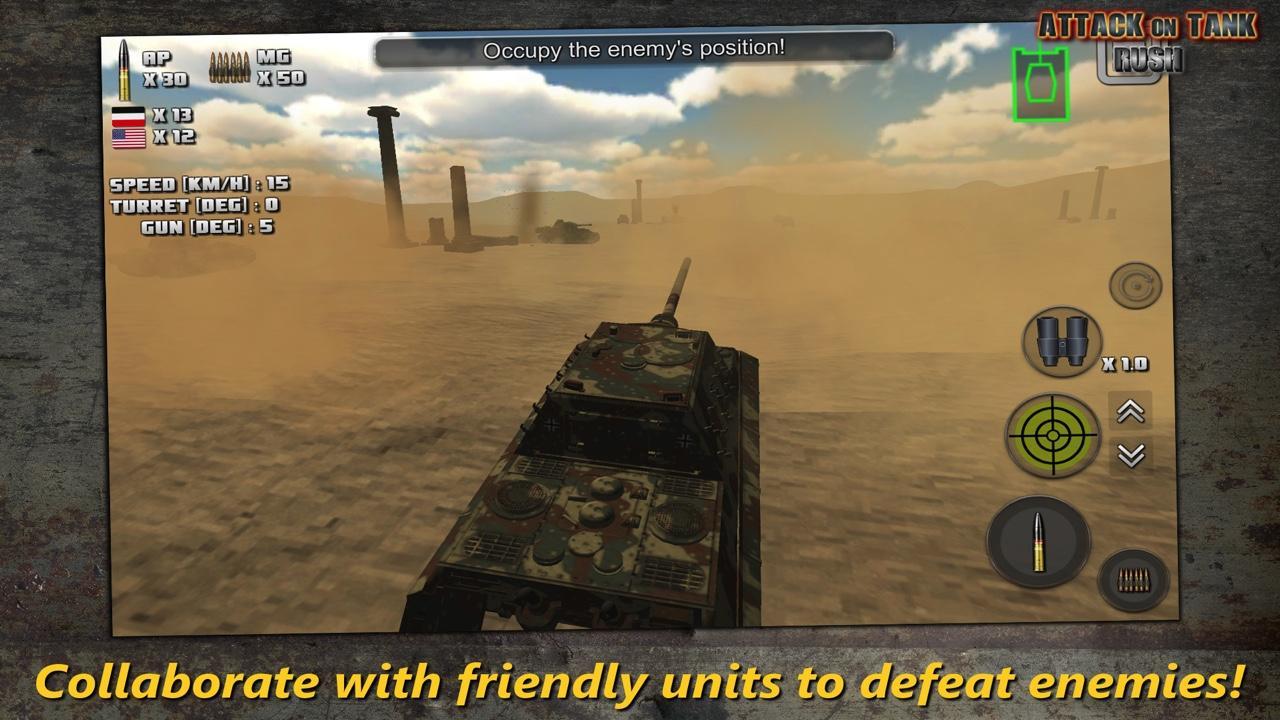 Attack on Tank : Rush - World War 2 Heroes 3.2.2 Screenshot 2