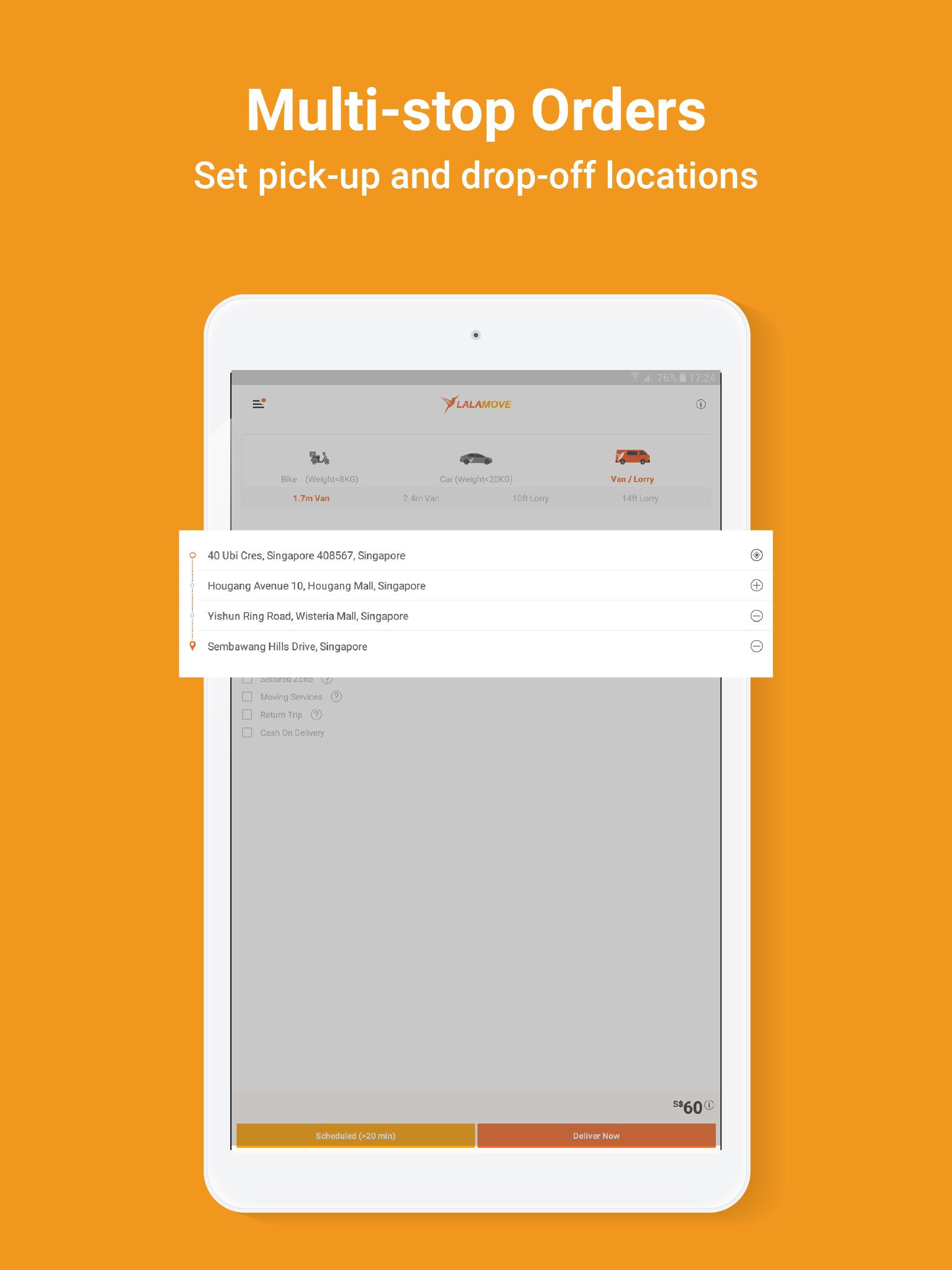 Lalamove 24/7 On-Demand Delivery App 103.4.6 Screenshot 11