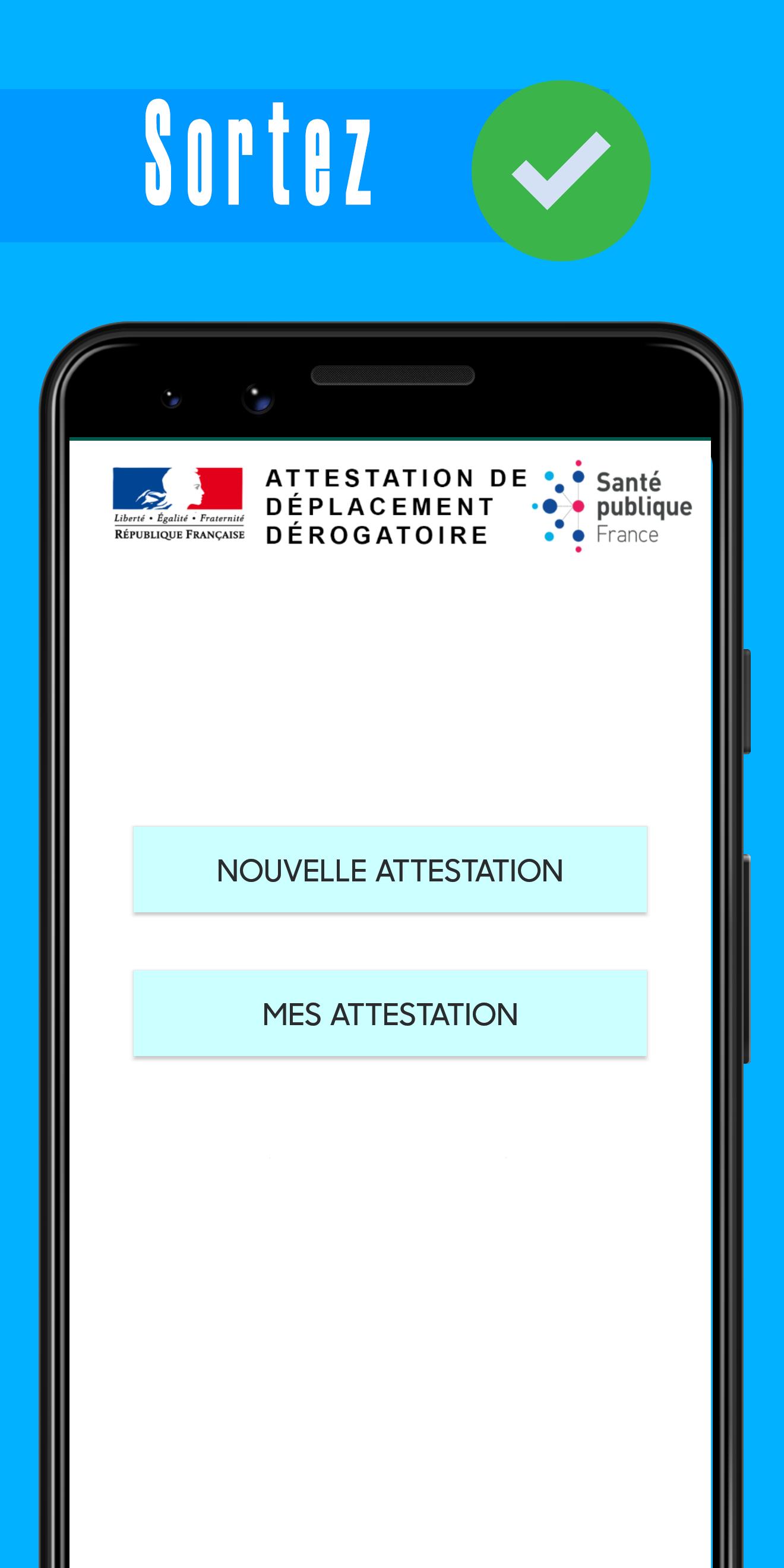 ATTESTATION DE DÉPLACEMENT DÉROGATOIRE 1.0 Screenshot 3