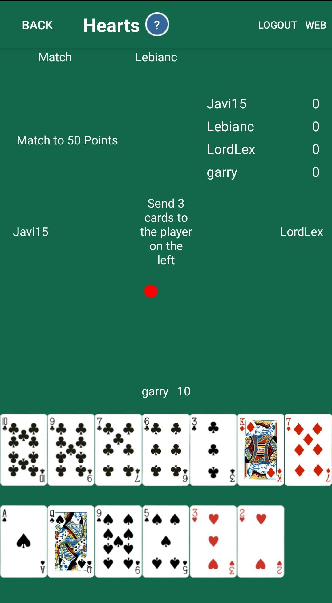 Hearts Online 1.33 Screenshot 3
