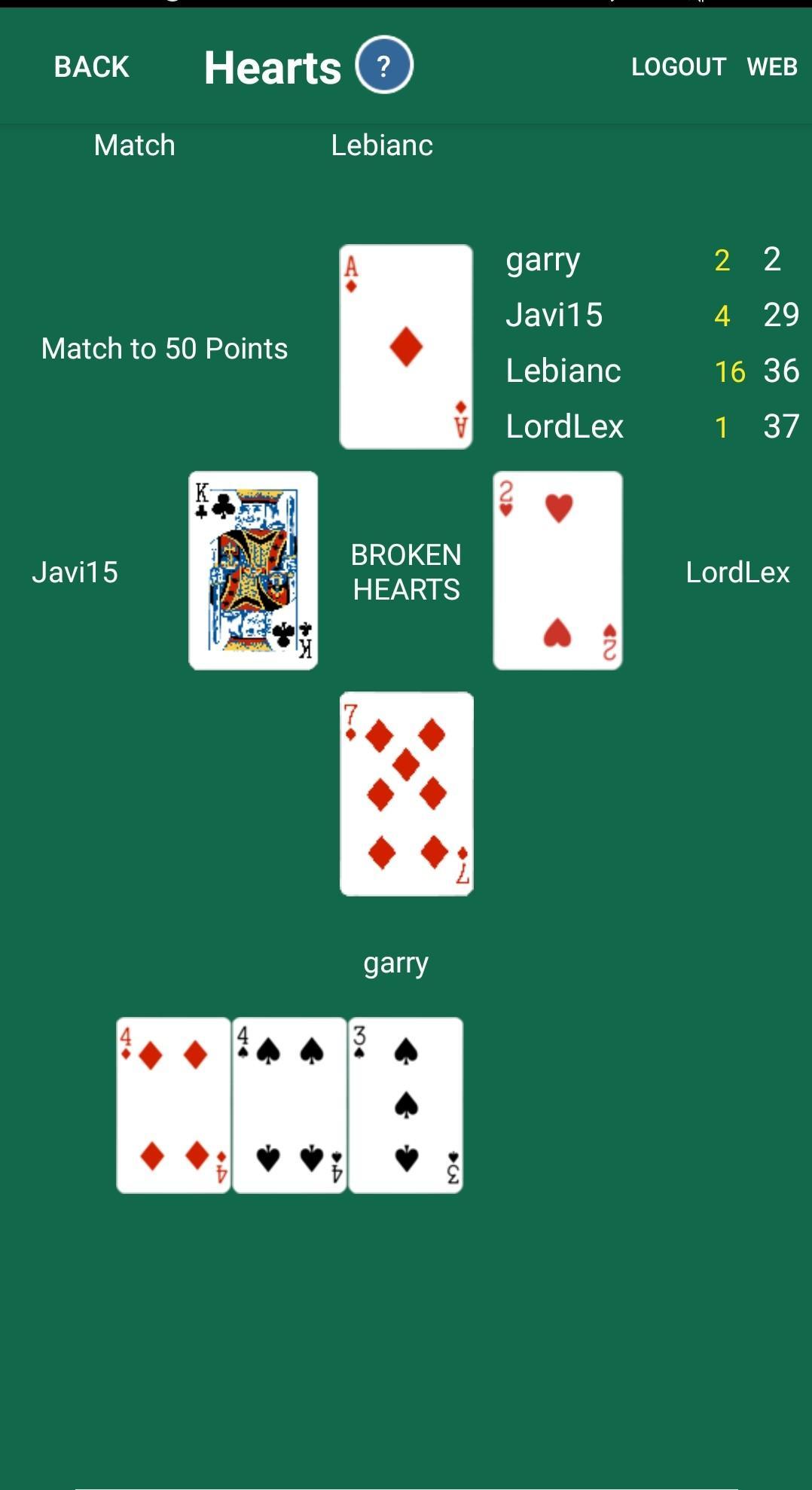 Hearts Online 1.33 Screenshot 4