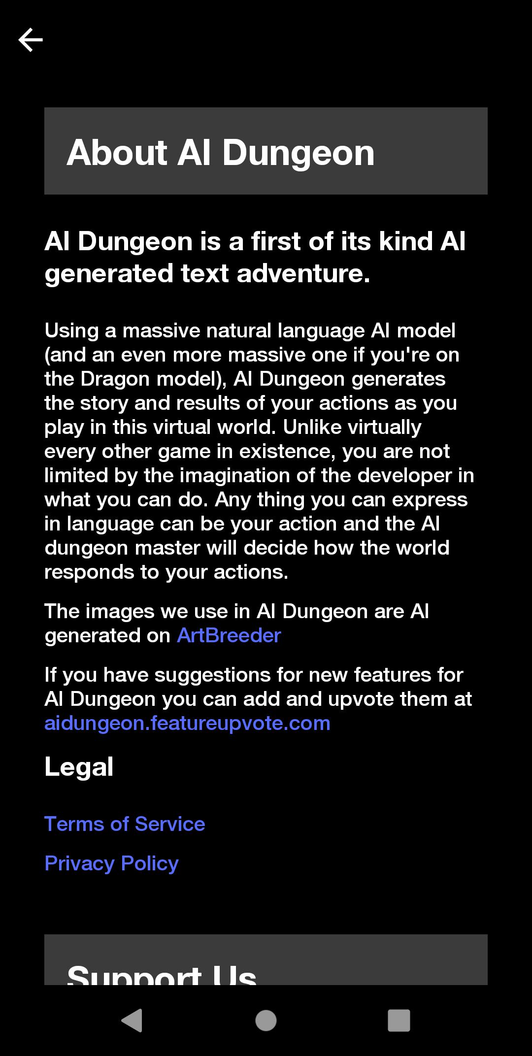 AI Dungeon 1.1.37 Screenshot 7