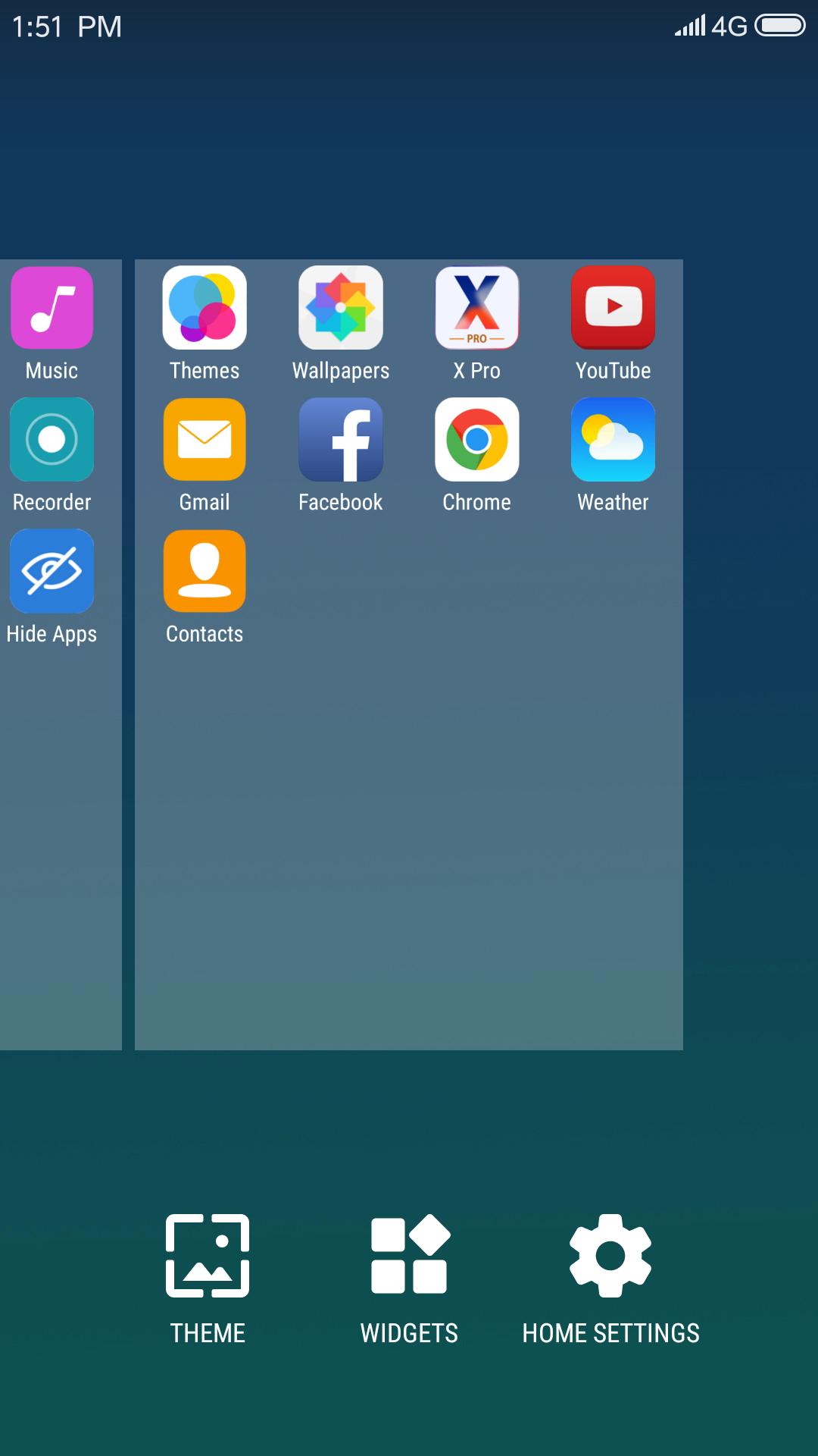 X Launcher With OS13 Style Theme & Control Center 3.1.4 Screenshot 5