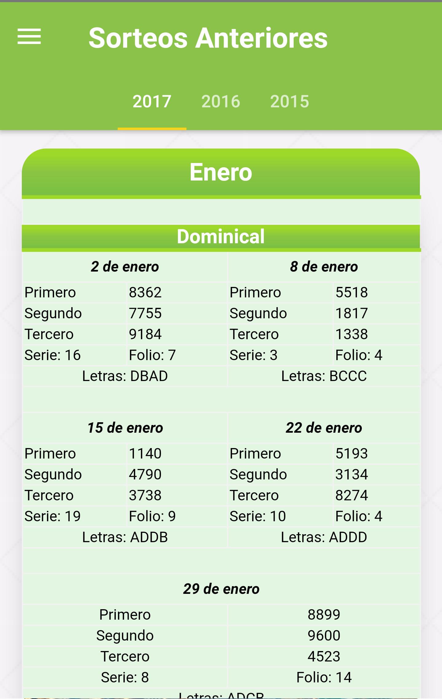 Suerte Lotería Resultado de la Lotería de Panamá 1.4.4 Screenshot 4